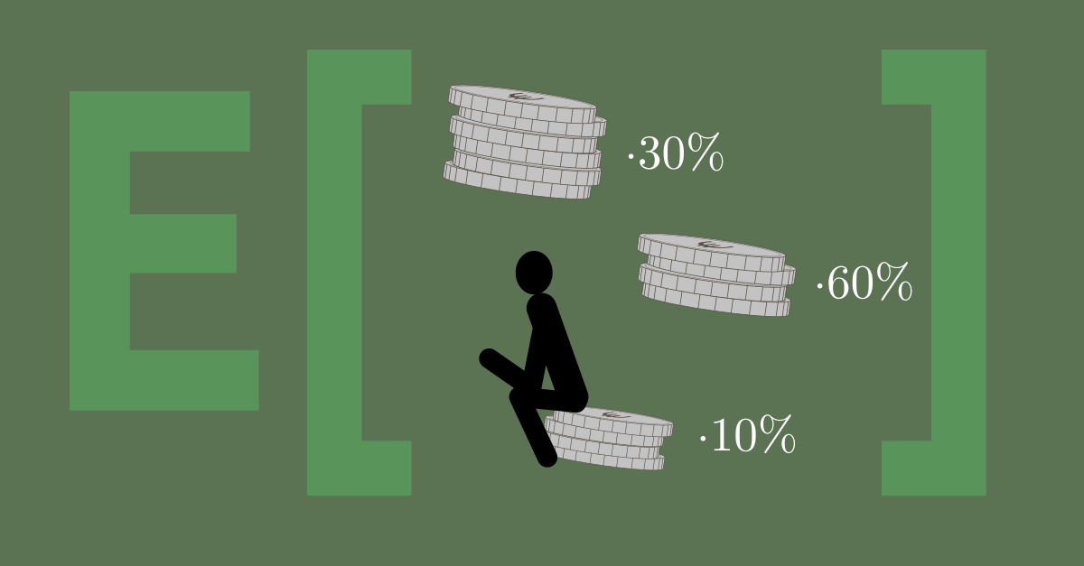If the utility is subject to uncertainty, the expected utility is evaluated for probabilistic decision making.